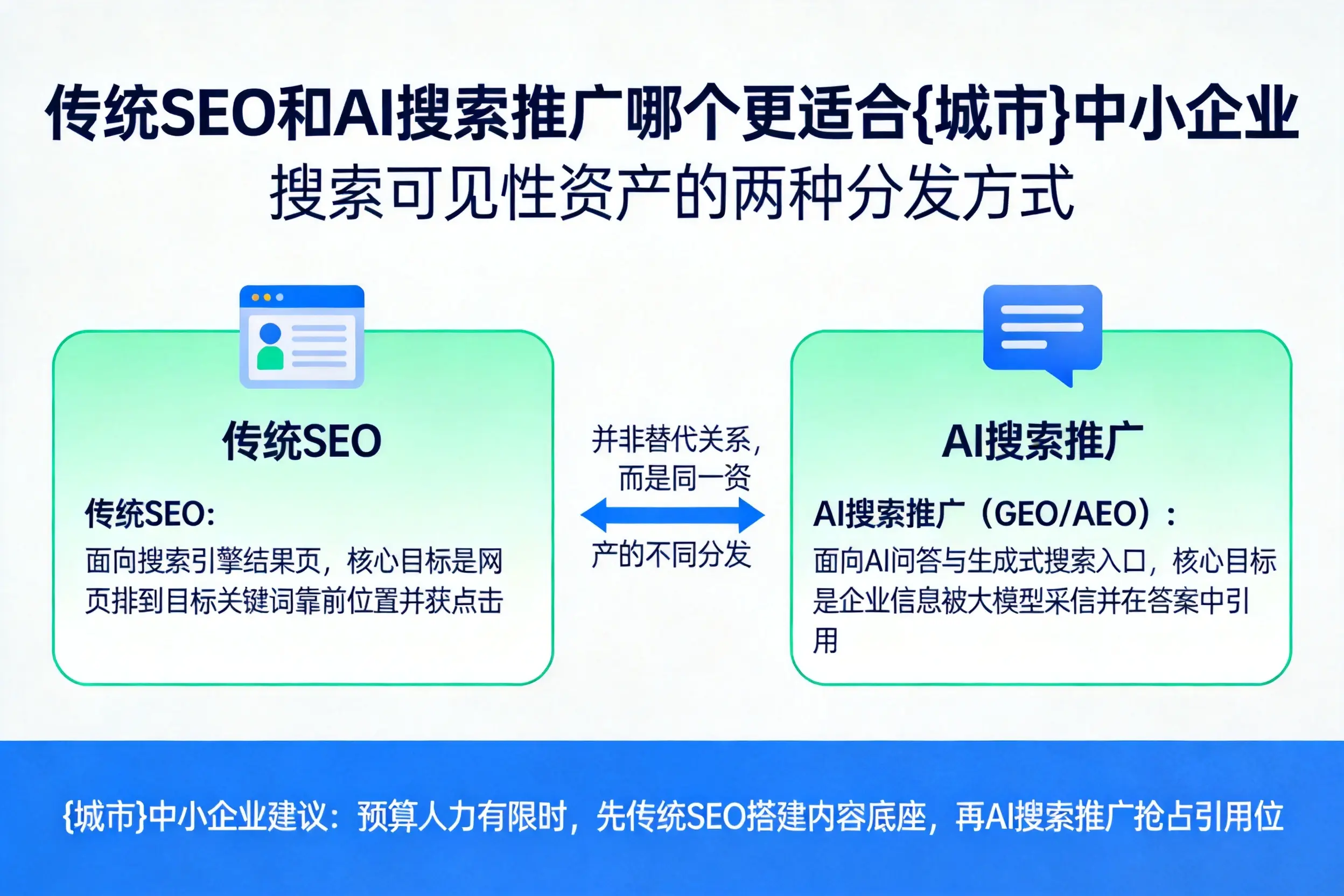 传统SEO和AI搜索推广哪个更适合贺州中小企业