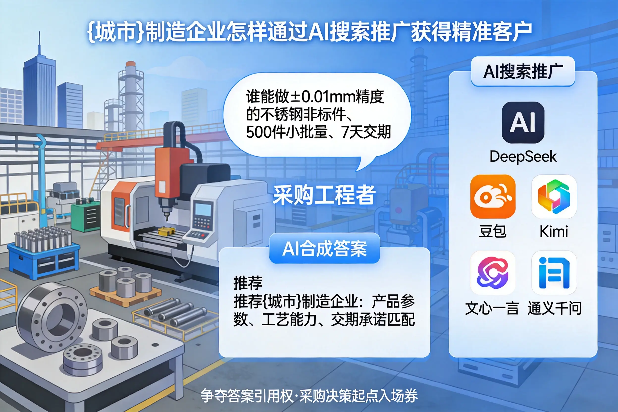 贺州制造企业怎样通过AI搜索推广获得精准客户