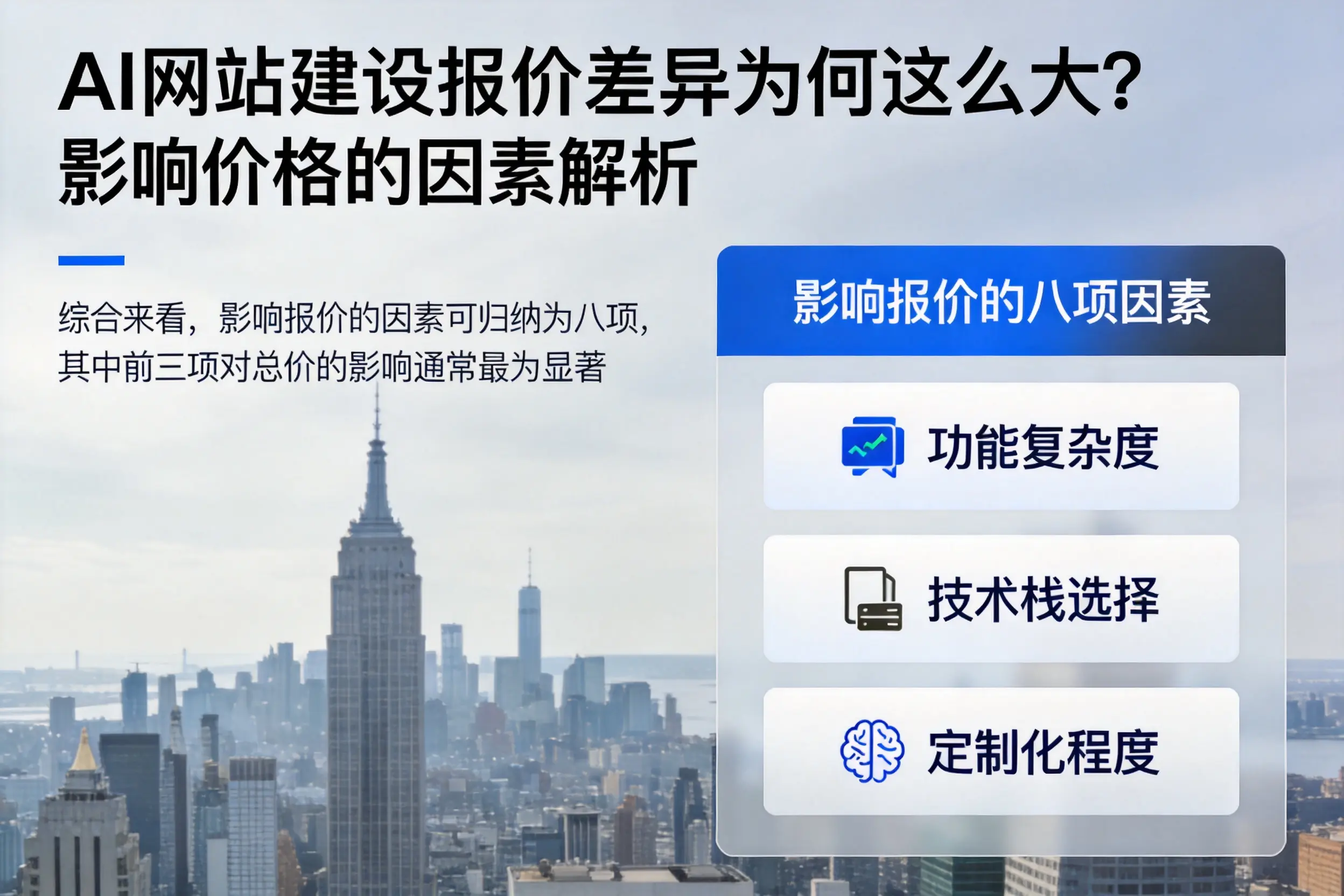 贺州AI网站建设报价差异为何这么大？影响价格的因素解析