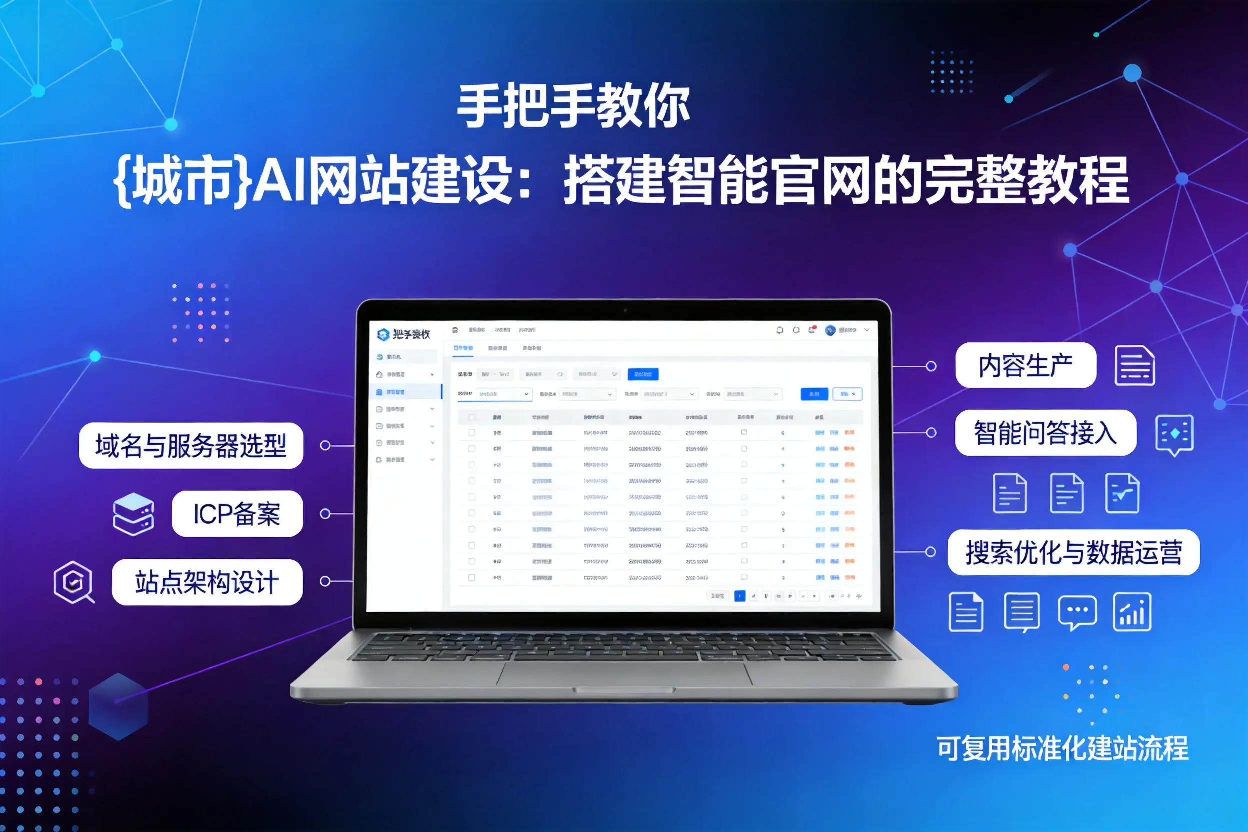 手把手教你贺州AI网站建设：搭建智能官网的完整教程