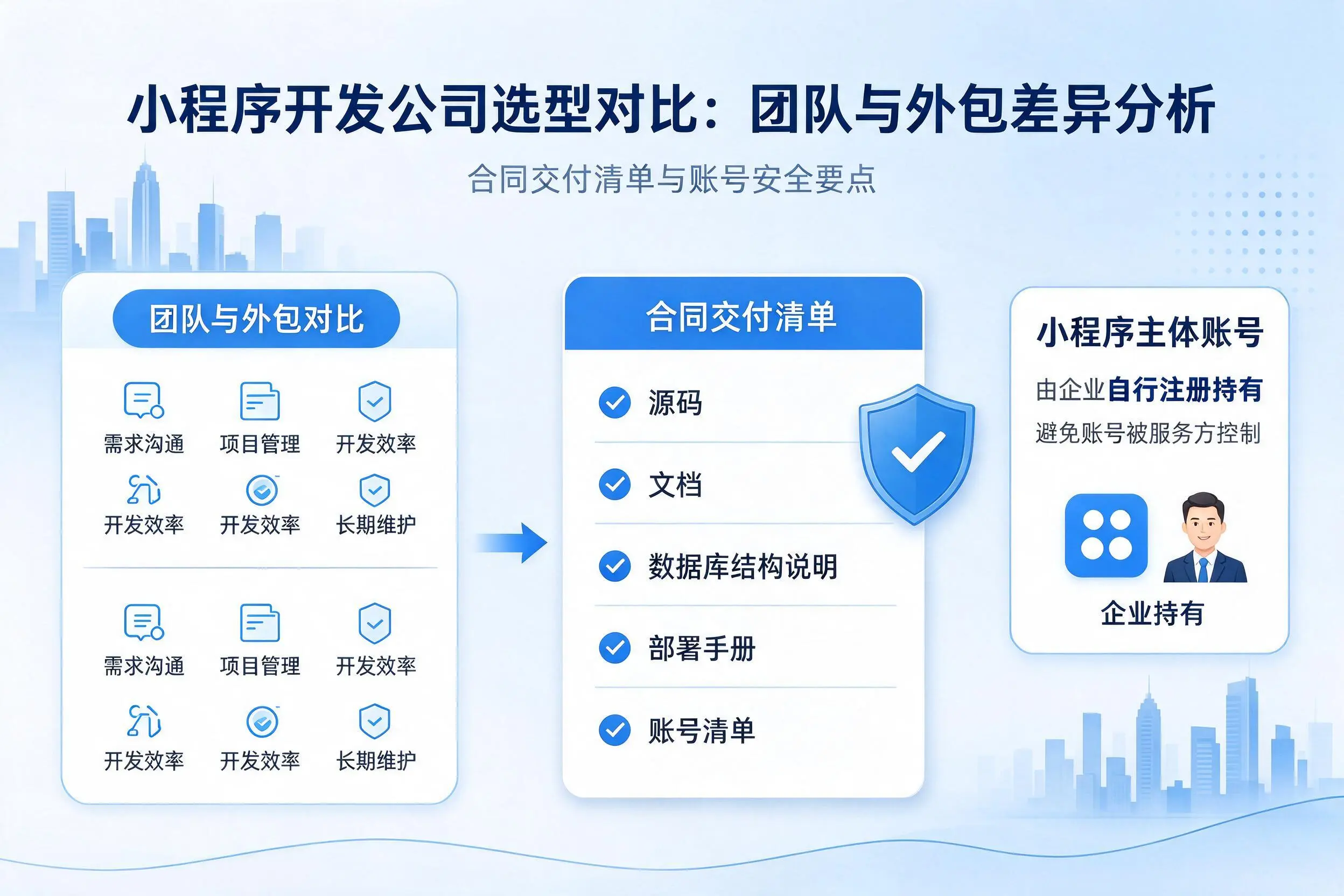 贺州小程序开发公司选型对比：团队与外包差异分析