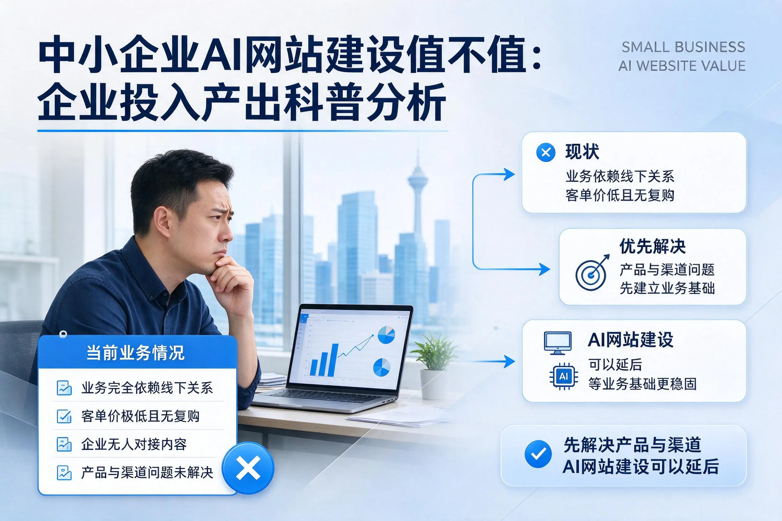 中小企业AI网站建设值不值:贺州企业投入产出科普分析